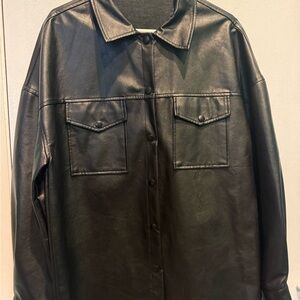 Women’s Black Leather Jacket